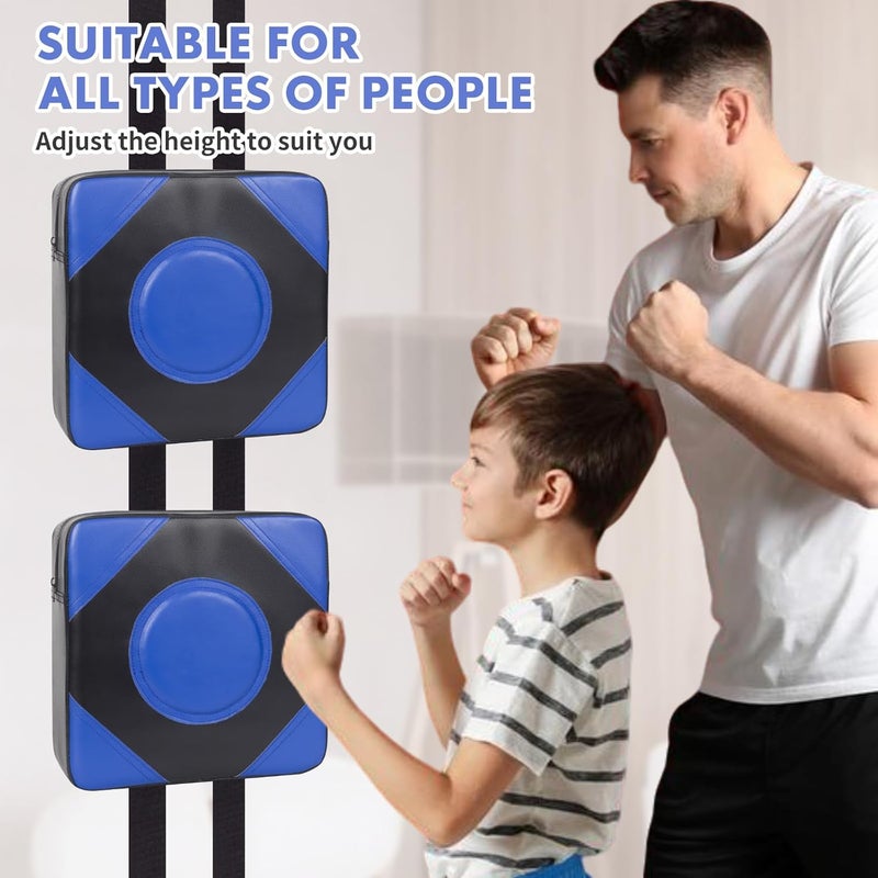 LuiceABC Wall Punching Boxing Pad, Wall Focus Target Foam, Boxing Fitness Wall Punch Bag, Leather and High Elastic Sponge Bag for Sports Training, Adjustable Height - Image 3